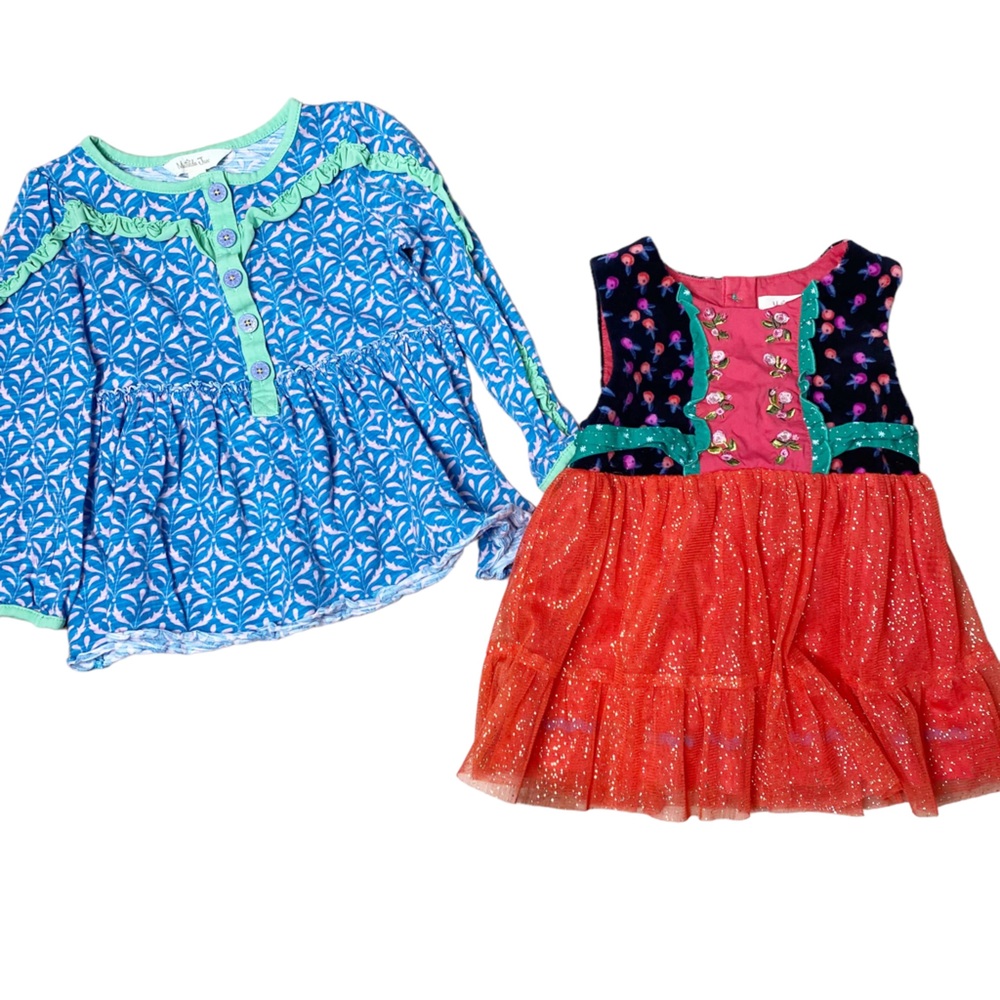 Matilda Jane lot of 2. Size 4T dress and top